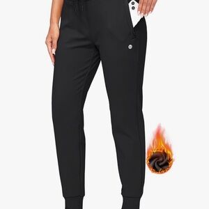 Black Jogger Pants with zip Pocket